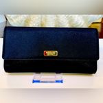 Kate Spade Black Clutch Trifold Wallet NWOT Photo 1