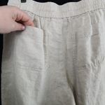 Talbots  Linen Pants Women Small Cropped Relaxed Coastal Boho Loungewear Vacation Photo 6