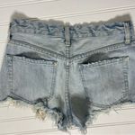 Free People  We The Free Daisy Chain Lace Trim Distressed Denim Shorts 714 Photo 6