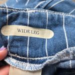 Seven7  Striped Tie Belt Waist Wide Leg Jeans Photo 10