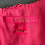 Lilly Pulitzer  Trixie Pink Raz Berry Neon Sunburst Eyelet One Shoulder Top Photo 4