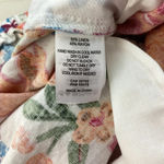 Joie  Floral Linen Blend Wide Leg Pants With Beaded Belt Size 8 Photo 6