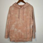 Free People  Quartz City Tie-Dye Oversized Hoodie Sweatshirt Peach Size Medium Photo 1
