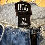 Urban Outfitters BDG Jeans Cut Off Waistband Baggy Mom Fit Medium Wash 27 Photo 1