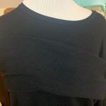 Joseph A  soft black sweater gold tone toggle accents Photo 4