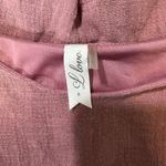 L Love Pink Boho Dress Small S Lace 100% Cotton Photo 3