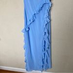 House Of CB  'Ariela' Soft Blue Ruffle Maxi Dress NWOT size XL‎ Photo 9