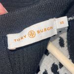Tory Burch Womens Pony Dot Merino Wool Leopard Gemma Sweater Dress Black Size XS Photo 8