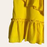 superdown  Donnie Frill Mini Skirt in Yellow Size Small Photo 4