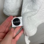 EUC Cloud women’s solid white soft fuzzy plush cowl neck long sleeve lounge top Size 2X Photo 1