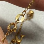 Gold Tone Dolphin Charm Ankle Bracelet Ball Beads Chain Anklet DGL Photo 5