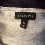 Talbots grey zip up hooded sweatshirt Photo 2