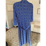 Laundry by Shelli Segal Laundry Shelli Segal Maxi Dress Button Down Geometric Summer Spring Preppy Party Photo 2