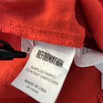 Reformation  Women's Red Wide‎ Leg Pants size 2 Photo 4