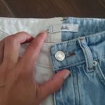 Adika 2 color jeans  one leg is white the other is blue size small fits size 26 w Photo 3