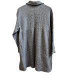 ZARA  Gauzy Pocket Button Down Babydoll Tunic Mini Dress Size Medium Photo 5