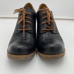 Kork-Ease Women's Black Leather Lace Up Ankle Chucky Oxford Bootie Size 8 Photo 4