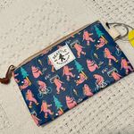 CHALO Seattle bigfoot pink print mini zip pouch sasquatch A1 4719 Photo 4