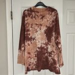 We The Free Free People Be Free Tie Dye Top - Cabernet Combo M  Photo 3