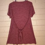 Ekouaer  Casual Maroon Knit Dress Photo 1