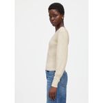 Madewell Soft Wool Cashmere Square Neck Sweater Heather Cloud Size Medium NEW Photo 3