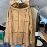 Dennis Basso Faux Sheepskin Shearling Patchwork Coat by  Photo 6