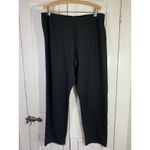 Habitat  Clothes To Live‎ In Black Pull On Elastic Waist Pants Womens XL Lagom Photo 2