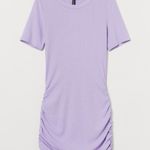 Divided Short Sleeves Ribbed Jersey Dress Size L Photo 1