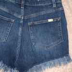 Maje  high waisted jean fringed short shorts woman size 36 button fly Photo 6
