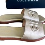 Cole Haan  Flynn Logo Women's Leather Slide Sandal Size 6 SKU#B1109 Photo 0