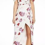 Bardot Pink And White Floral Wrap Dress Photo 0