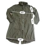 7 For All Mankind Seven For All Mankind Green Military/Army/Utility Jacket Coa Size M Photo 10