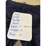 Woman Within  Womens Plus Size 18W Cargo Pants Convertible Hem Blue Embroidered Photo 14