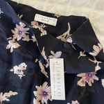 Flynn Skye Semi Sheer Black Floral Maxi Skirt Photo 4