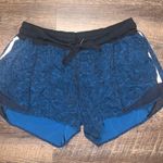 Lululemon Hotty Hot Short Mini Park Lace Multi Black and Blue Size 8 Photo 0