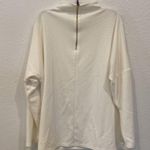 Chico's Zenergy by Chico’s Ribbed Long Sleeve Cold Shoulder Mock Neck Half Zip EUC Sz 16 Photo 2