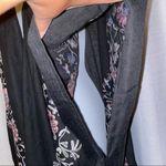 Simply Noelle black embroidered floral shawl (wrp2018-blk) new one size Photo 10