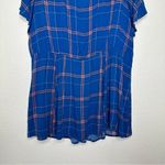 Torrid NWT Babydoll Crinkle Gauze Crochet Inset Lace-Up Top Photo 9