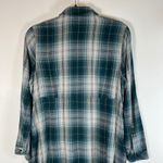 J.Jill Plaid Long Sleeve Button Front Maxi Shirt Dress Women's Photo 8