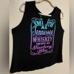 Cute Black Ombré Day Drinking Summer Tank Top | Shirt Size M Photo 2