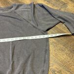 Aerie  Oversized Sweatshirt Distressed Brown Crewneck Pullover Women’s Medium Photo 3