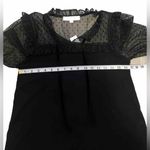 Loft Velvet Dot Mixed Media Sweater Dress Women’s Size XS NWT Holiday Christmas Photo 1