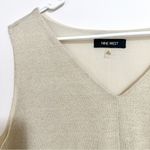 Nine West NWT  Metallic Gold Glitter Top XL Photo 2