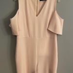 Karl Lagerfeld Karl Lagerfield Pale Pink Plus Wedding Cocktail Jumpsuit Photo 4