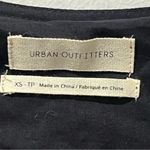 Urban Outfitters Women's Black Flowy Long Sleeve Dress Dotted Size XS Photo 8