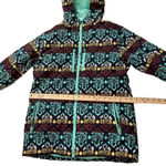Aperture  Size Medium M Intricate Funky Pattern Blue Snowboard Ski Coat Winter Photo 10