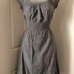 Mossimo Supply Co 2000s y2k Geey Mossimo babydoll office core corporate modest schoolgirl mini dress with short puff sleeves and elastic shirred waist Photo 0