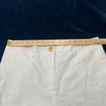 Donna Karan New York White Linen Blend High Rise Wide Leg Trouser NWT Size 16 Photo 10