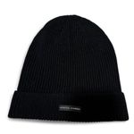 Rebecca Minkoff NWOT Winter Hat black ribbed wool Photo 0
