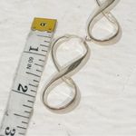 Infinity Hoops Sterling Silver Hoop Earrings Jewelry Photo 3